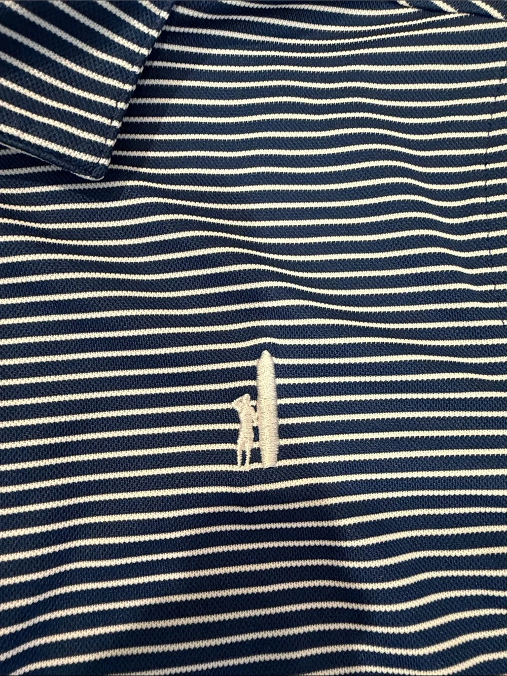Boys Johnnie-O size 8  Striped Polo Shirts  set of two - performance wear feel